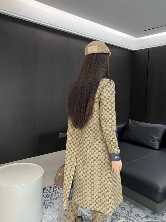 Gucci canvas coat