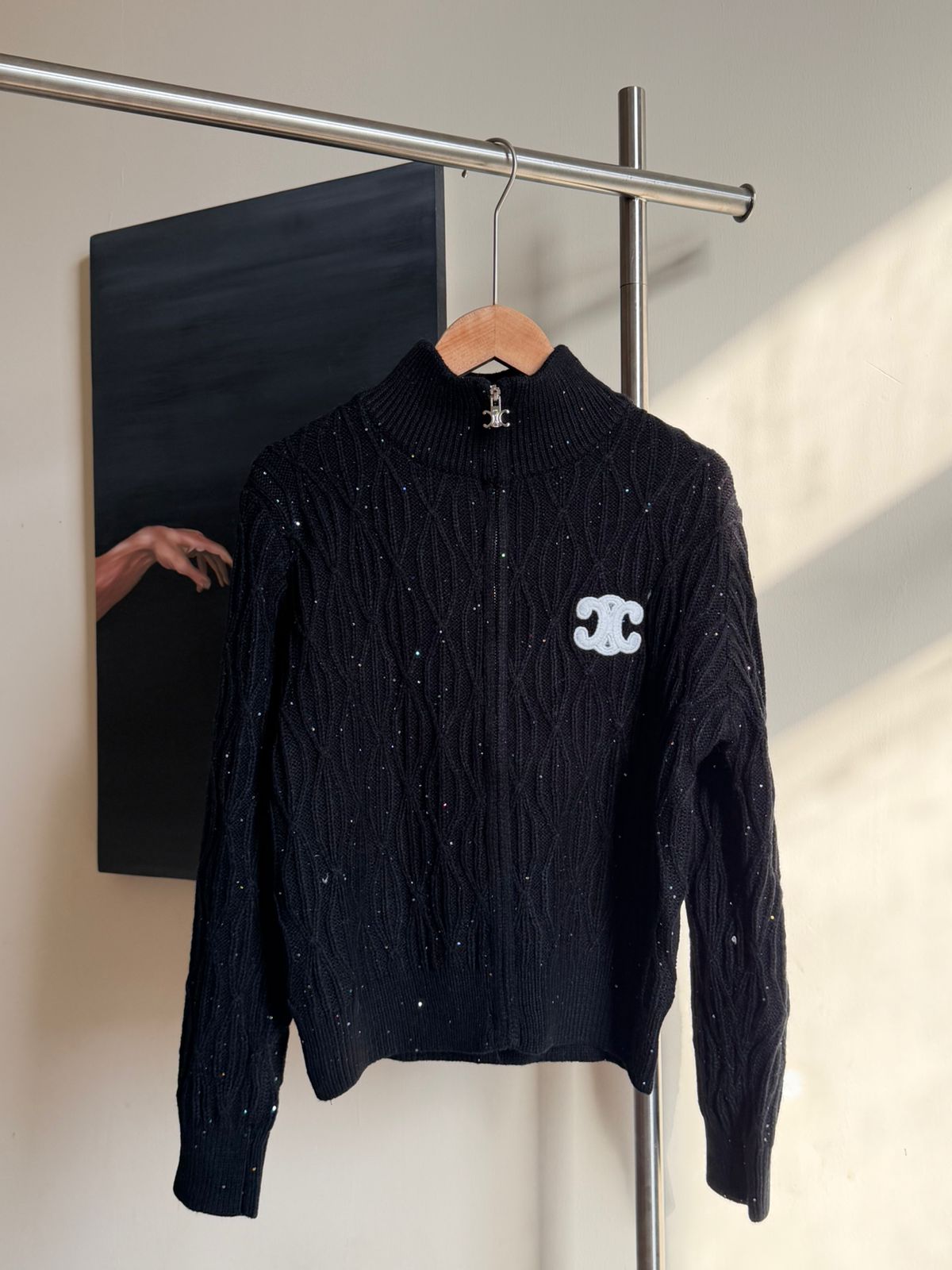 Celine Cardigan zip-up sweater