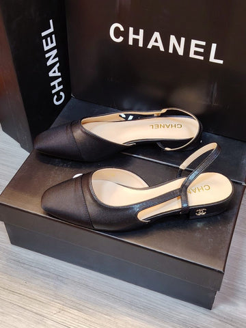 Chanel slingback espadrilles